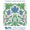 New William Morris Colorful Tulips Design Counted Cross Stitch Pattern